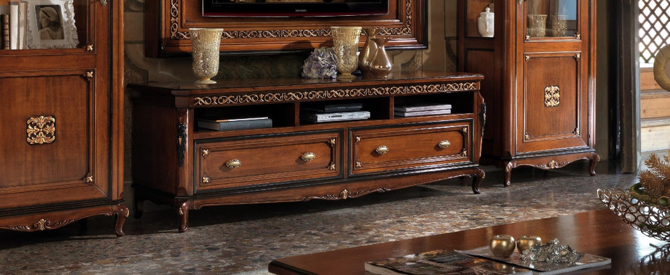 Design Chest of drawers Wardrobe Sideboard Classic Style Living room Chest of drawers Lowboard TV cabinet