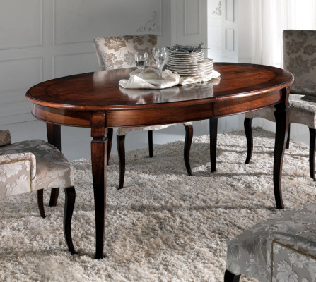 Dining table Luxury Table Solid Wood from Italy Dining room Tables Furnishings Furniture
