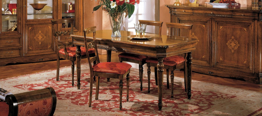 Dining table Wood Dining room Tables Table Antique Style Solid wood Furniture new