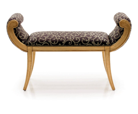 Stool Upholstered Stool Foot Shelf Furniture Living Benches Seat Textile Classic