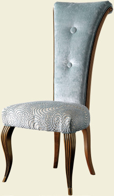 Lounge Club without Armrests Luxury new Classic r Chair 1x Dining room Lehn Armchair
