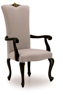 Dining room Designer Wood Modern Armchair Brown Luxury Chair Chairs Armchair Beige