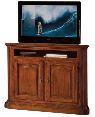 tv sideboard TV-cabinet Living room Design Shelf Brown Wood Shelves Lowboard Italy new