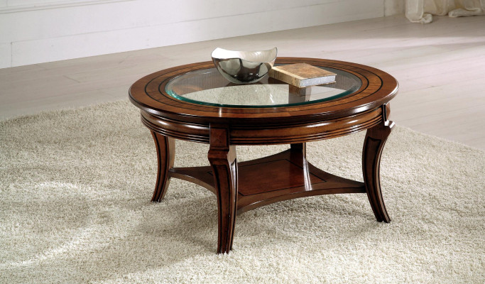 Coffee table Round Table Wood Italian Furniture Round Tables Coffee tables new