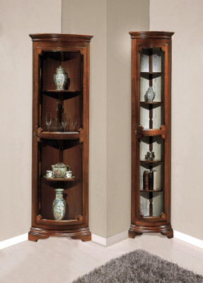 Corner Display case Chests of drawers Showcases Chests of drawers Cabinets Glass Designer Wardrobe Baroque