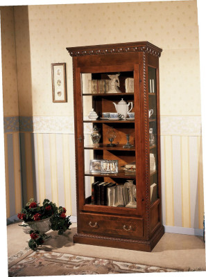 Furniture Solid Wood Display Cases Glass Wardrobe Real wood Sideboard Display case Living room