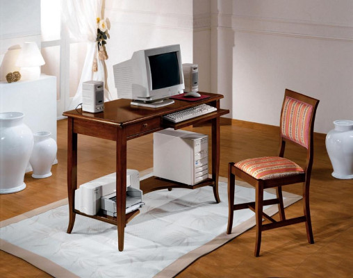 Desk Furniture Furnishings Secretary Laptop Table with Drawers Furniture Office
