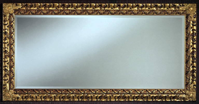 Mirror Italian Classic r Designer Furniture Wall mirror Wood Gold new xxl