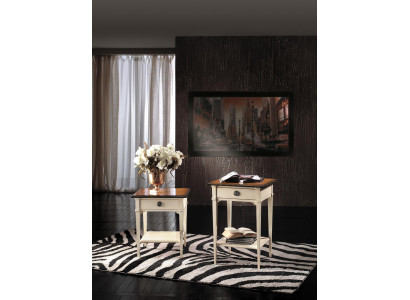 Consoles Bedside table Bedroom Side table Modern Design Furniture Wood White new