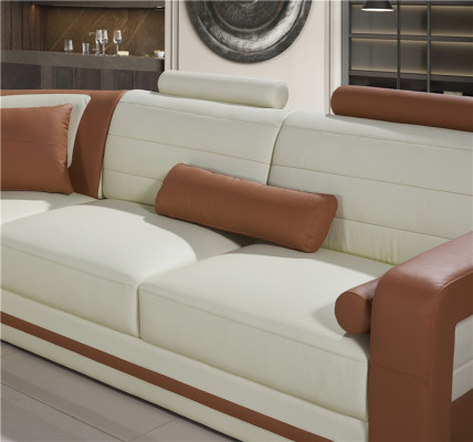 Designer Couch U-shape Corner sofa Upholstery Couch Leather Sets Living landscape new