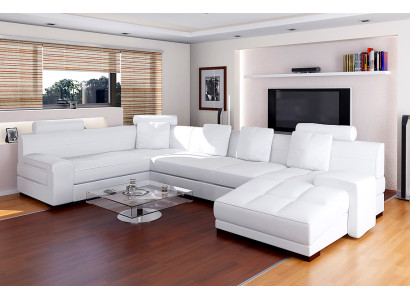 Living landscape Corner sofa Sofa Couch Upholstery Seat Suite Sofas Couches