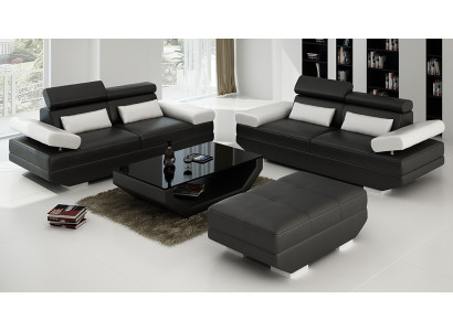 Luxury Furniture Sofa set Couch Sofa Upholstery 3+3 Seater + Stool Living room