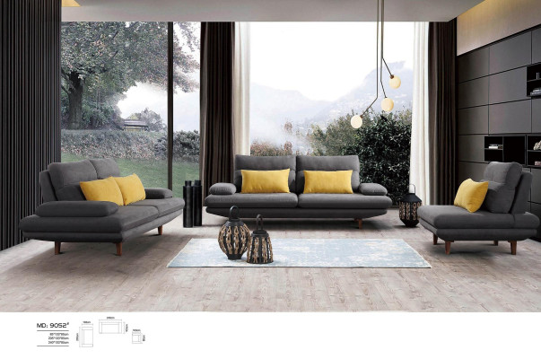Sofa Couch Upholstery Seat Design Suite 3+2+1 Textile Couches Sofas Fabric