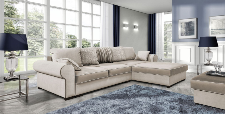 Fabric L-shape Couch Living landscape Corner sofa Suite Modern Design Sofa Textile