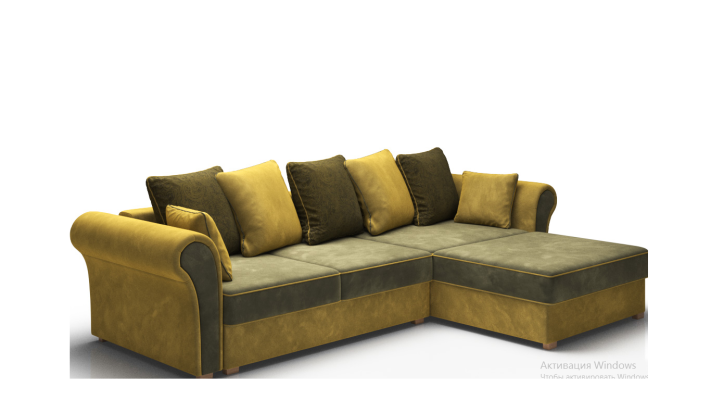Designer Living landscape L-shape Couch Corner sofa Upholstery Suite Sofa Corner suite