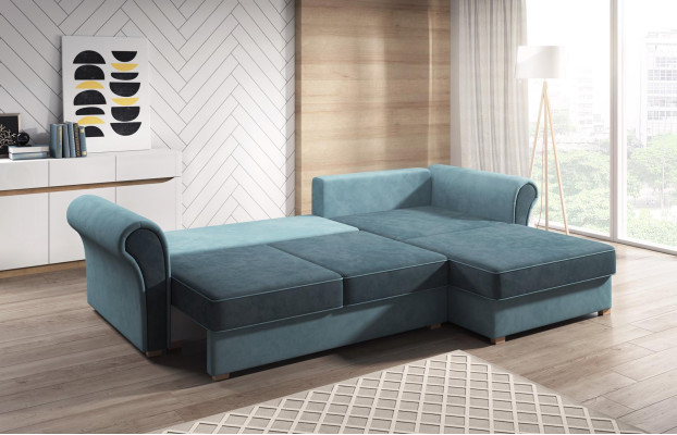 Designer Living landscape L-shape Couch Corner sofa Upholstery Suite Sofa Corner suite