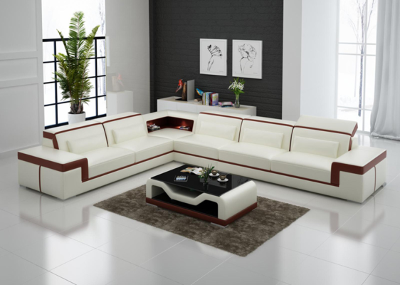 Designer Sofa Couch Corner sofa Upholstery Suite Living landscape L-shape