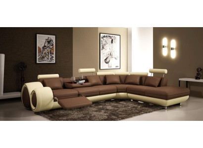 Sofa Corner sofa Couch Upholstery Seat Living landscape Suite L-shape Fabric