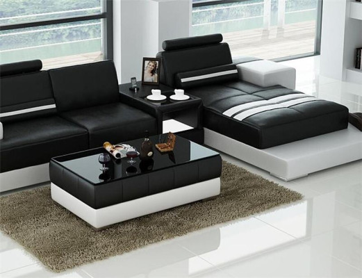 Sofa table design living room leather coffee glass couch upholstery decor side