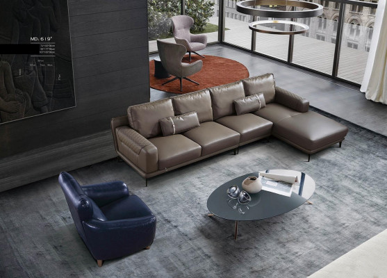Corner Sofa Couch Designer Upholstery Seat Corner Living Landscape Leather Couches