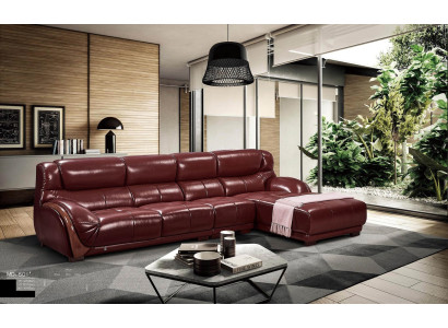 Corner Sofa Leather Upholstery Seat Couch Suite Living Room Landscape Sofas