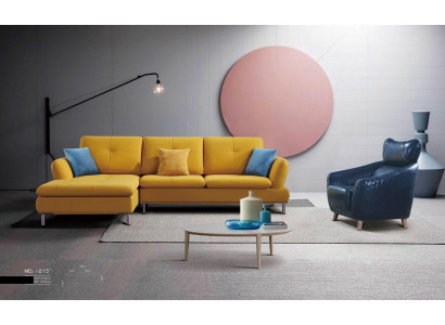 Corner Sofa Leather Upholstery Seat Couch Suite Living Room Landscape Sofas new Eck