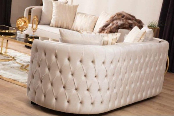 Sofa 3 Seater Furniture Fabric Three Seater Sofas Luxury Design Living room Modern Style