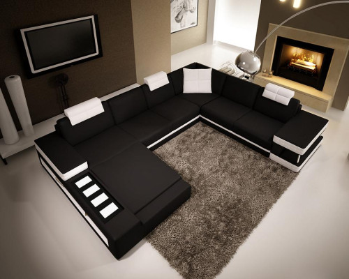 Design Corners Big XXL Upholstery Corner Sofa Couch Leather Sofas Suite