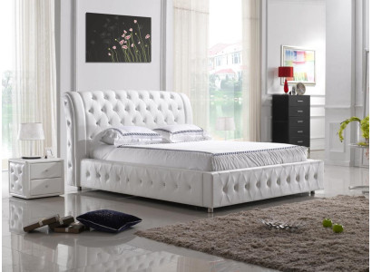 Modern XXL Hotel Design Bed Beds Luxury Double Leather Chesterfield Modern XXL Hotel Design Bed Beds Luxury Double Leather Chesterfield