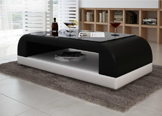 Sofa table Glass Design Coffee Table Living Room Leather Couch Side Sofa
