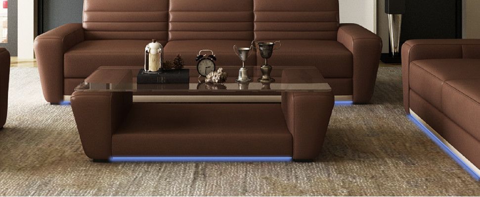 Modern designer glass table side Living room Table Coffee table sofa