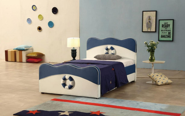 Childrens bed Bed Upholstery Beds Luxury Hotel Youth 3D XXL Big 120 / 150x200cm new