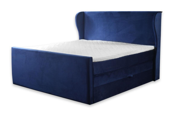 Bed Double bed Bedroom Velvet Upholstery Beds Design Furniture Upholstery