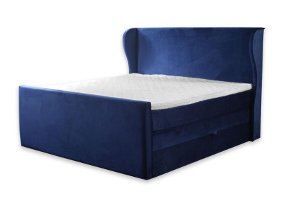 Bed Double bed Bedroom Velvet Upholstery Beds Design Furniture Upholstery