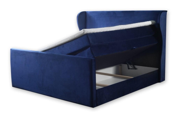 Bed Double bed Bedroom Velvet Upholstery Beds Design Furniture Upholstery