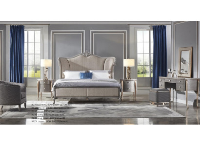 Exquisite large sleeping set consisting of 6 pieces in a modern style