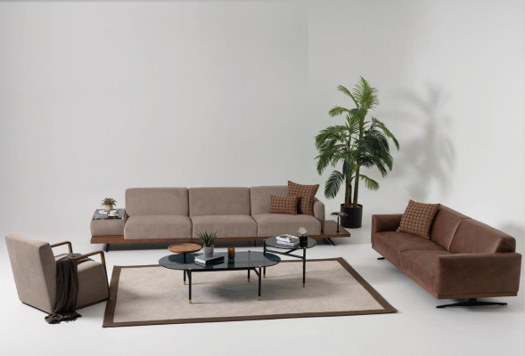Luxury Three Seater Sofa 4 Seat Furniture Sofas Fabric Couch Fabric Couches xxl