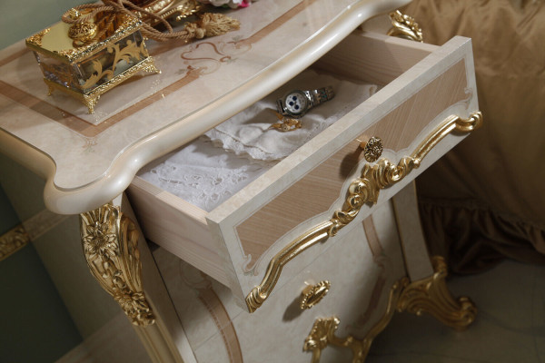 Design Bedroom Complete Set Bed Bedside table Chest of drawers new Italy 6 pcs. sets
