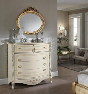 Double bed Bedroom Furniture Wardrobe Bedside table with drawers Chest of drawers 5pcs
