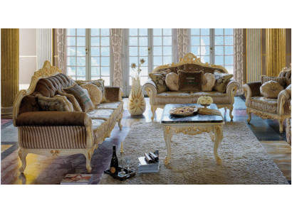 Sofa Couch Velvet Upholstery Seat 3+2 Seater Suite Design Wood Sofas Italian