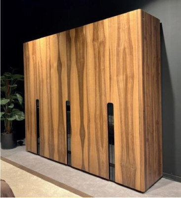 Six Door Wardrobe Wardrobe Wood Furniture Bedroom xxl Wood