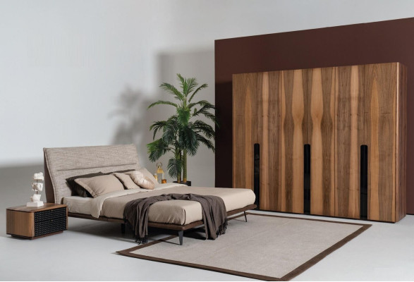Six Door Wardrobe Wardrobe Wood Furniture Bedroom xxl Wood