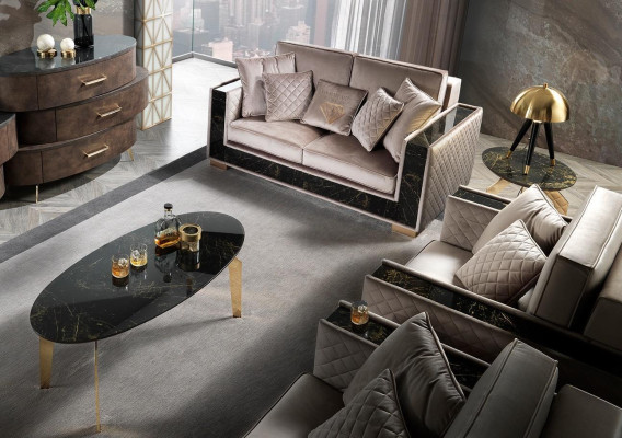 Upholstered set Furniture Couches Leather Office new Sofa set 3+1+1 Sofas Couch new