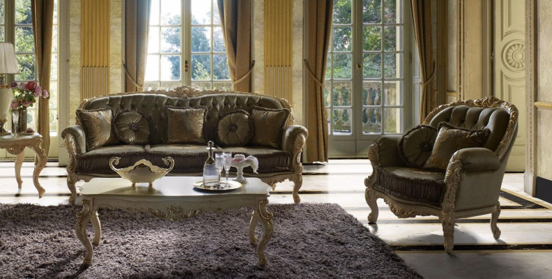 Italian Design Sofa Sofa set 3+1 Seater Couch Upholstery Suite Furniture