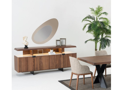2-piece luxury wooden chest of drawers wardrobe sideboard sideboard design furniture