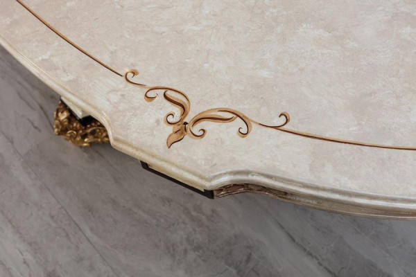 Classic r Luxury Table Wood Tables Baroque Rococo Antique Style Dining Living Room new