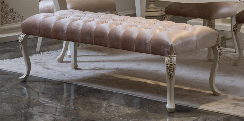 Stool Upholstery Seat Design Textile Relax Luxury Bench seat Fabric Chesterfield