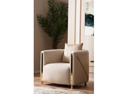 Armchair Upholstery Seater Design Couch Armchair Relax Lounge Fabric Luxury Living room