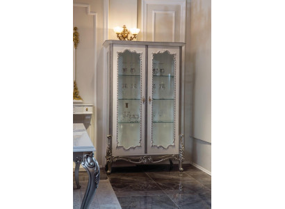 Showcases Glass Wardrobe Display case Living room Wood Sideboard Luxury Furniture new