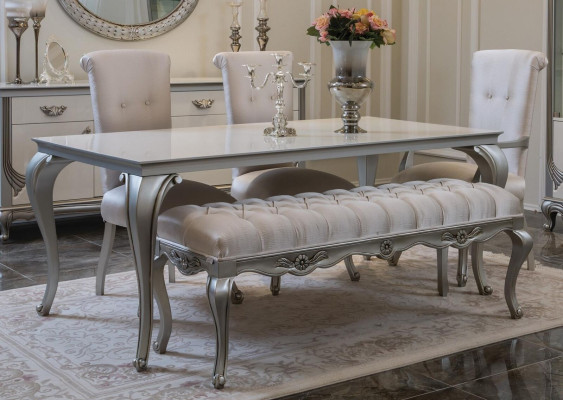 Stool Seat Benches Design Textile Fabric Living room Stool Luxury Chesterfield